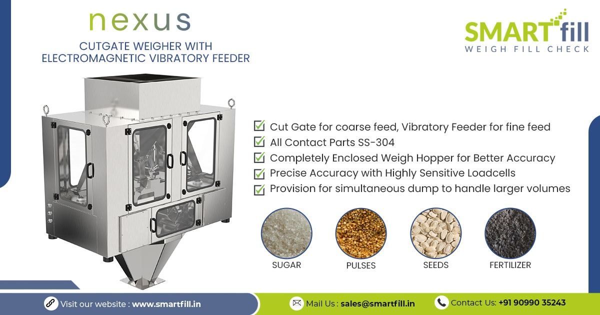 Nexus | Cutgate Weigher with Electromagnetic Vibratory Feeder
