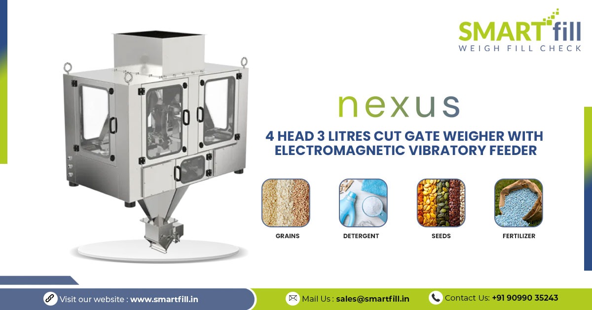Nexus | 4 Head 3 Litres Cutgate Weigher