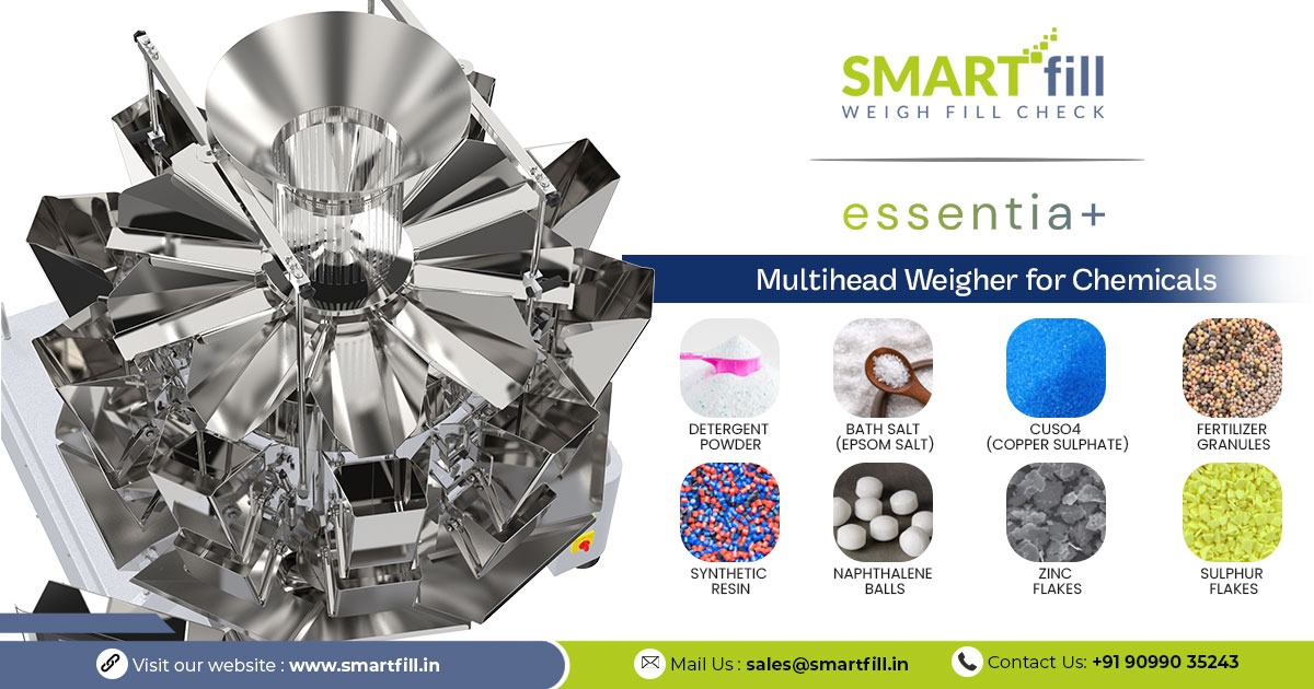 Essentia+ Multihead Weigher for Chemicals