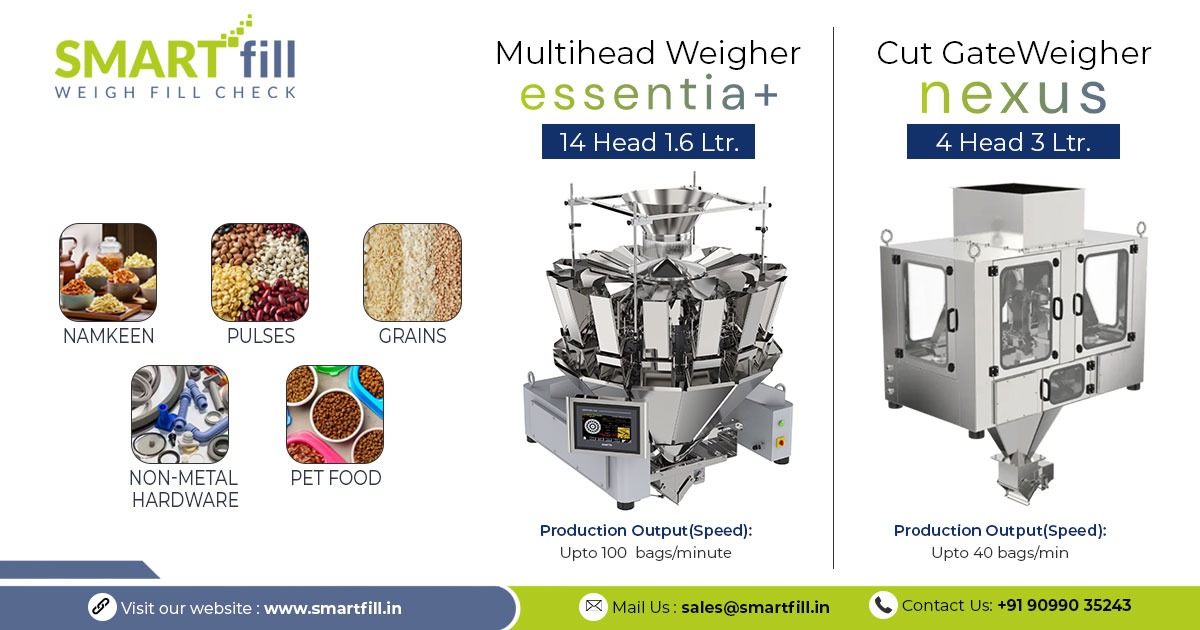 Packaging Machine Manufacturer in Ahmedabad, Rajkot and Surat | SmartFill Weighers