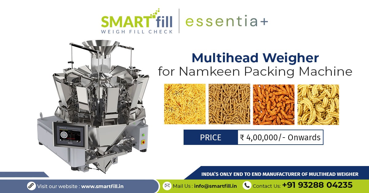 Multihead Weigher for Namkeen Packing Machine