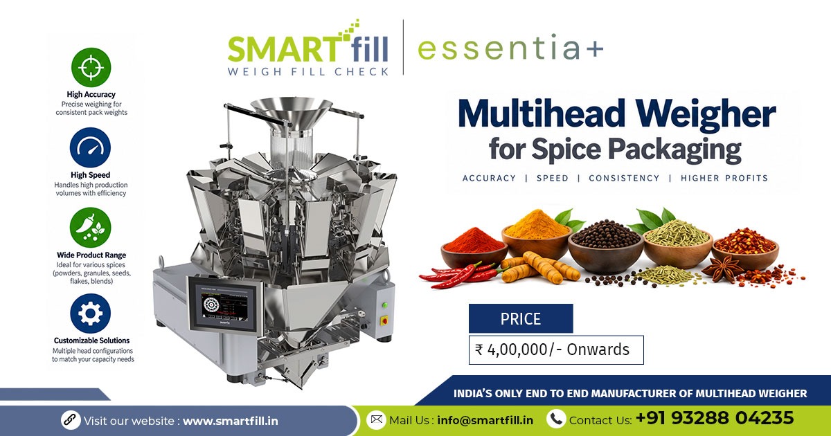 Multihead Weigher for Spice Packaging
